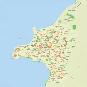 Mapa dos bairros de Osasco