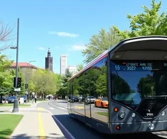 Transporte público para os parques municipais