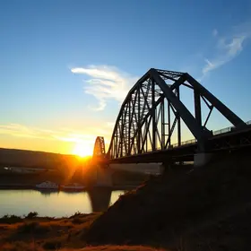 Melhor horário para fotografar a Ponte Metálica