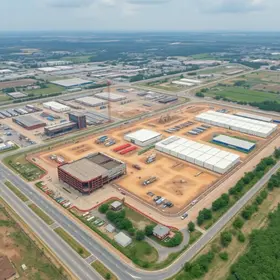Drone mostra as obras em terreno gigante em Osasco: Será mais um grande complexo logístico vindo aí?
