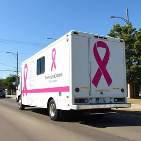 Fundação Laço Rosa traz carreta de Mamografia para Osasco