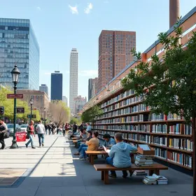 Espaços públicos de leitura na cidade
